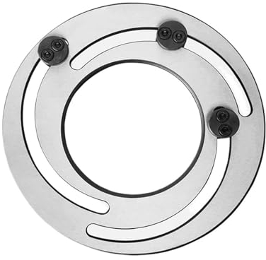 LUJIAYA Reparador de mandíbula de Anillo hidráulico de 3 mordazas de 6 Pulgadas, Accesorio de perforación, Dispositivo de mandíbula, formación de Garra hidráulica for Mandriles de Torno