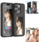 BLOSSOMLIFE Smart NFC E-Ink Phone Case for Iphone 15 Pro Max,Ink Screen Phone Case for IPhone13/14/15, Long-Lasting Imaging Display Photos (for iphone 13 pro max) Black