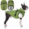 LUOWAN Warm Winter Dog Coats - Waterproof Upgrade; Cozy Dog Coat Jacket with Harness in Small, Medium & Large Sizes
