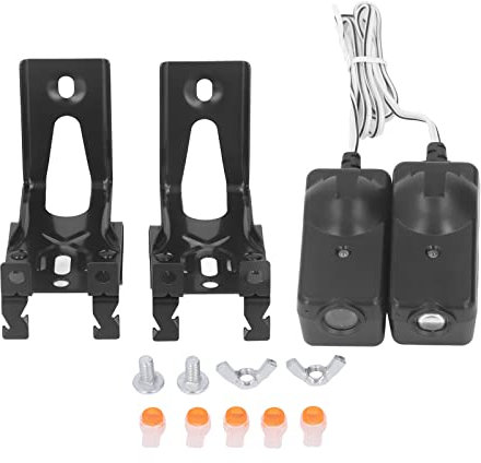 ZAWELIYO Garage Door Opener Safety Sensor Kit with Bracket, ABS Material, for Chamberlain, Sears, Raynor, Garage Door Opener