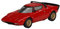 DUEVEL Modellini in Scala 1 64 scale Modellino Auto Per Lancia Stratos Pressofuso In Lega Veicolo Di Simulazione Adulto Regali Da Collezione Rosso Modellini in Simulatie