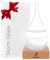 F FOXKEY Sturmglas Wettervorhersage, Glaskugel mit Holzsockel, Weihnachtsdekoration Schneekugel, Sturmglas Wetterstation (S)