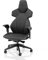 noblechairs Dawn TX Gaming Stuhl Grau – Ergonomischer Schreibtischstuhl mit klappbaren Armlehnen, Synchronmechanik, atmungsaktivem Stoffbezug, Lordosenstütze, Universalrollen