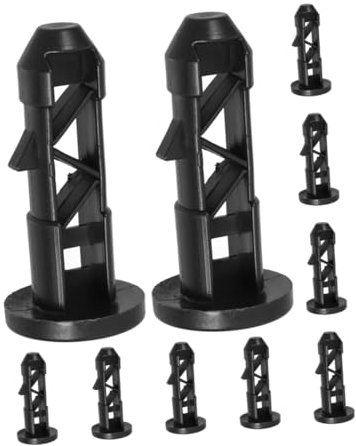 MUSISALY Wheelie Bin Lid Hinge Pins 240l Plastic Trash Can Lid Connecting Pins for Outdoor Garbage Bins 10pcs for Camping and Garage