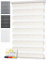 Sol Royal Doppelrollo 110 cm breit DL2 – Doppelrollo Klemmfix ohne Bohren 110x150 cm – Fensterrollo Innen Rollos für Fenster ohne Bohren – Sicht Sonnenschutz Duo Rollo Fenster Rollos für Innen Leinen