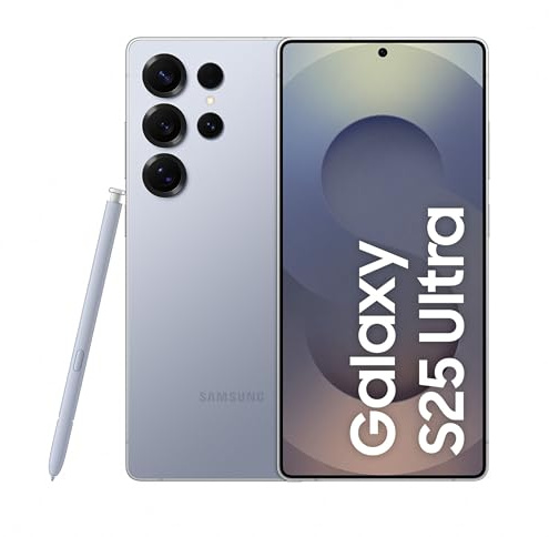 Samsung Galaxy S25 Ultra 5G Mobile con Galaxy AI (Titanium Silverblue, 12 GB di RAM, 256 GB di archiviazione), telaio in titanio, ultra gaming con Snapdragon 8 Elite,Fotocamera da 200 MP con motore