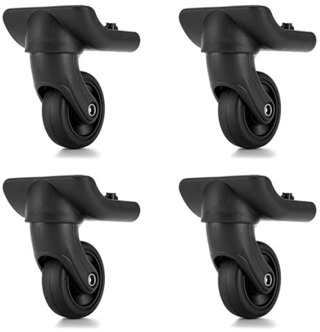 ZACUNXY Kofferrollen，Kofferrollen Ersatzrollen 4-teiliges Koffer-Rollen-Set Gepäck-Rollen-Set Praktische Ergänzungen for jeden
