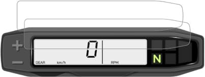 GlareStop Displayschutzfolie kompatibel mit KTM 690 ENDURO R (2021-) 2 x Entspiegelt