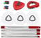 Hezane Set di ricambio per mocio Spin Mop compatibile con Vileda Turbo Mocio,3 mocio di ricambio in microfibra, 1 pezzo, 1 pezzo, 1 manico di ricambio per pulizia efficiente per Vileda Mop Accessori