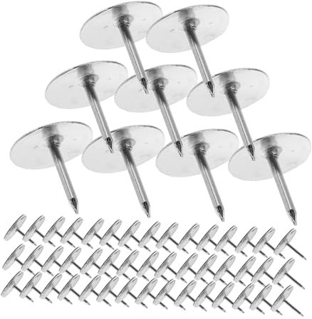 FUNNETOYU Reißnägel 800 Stück Kleine Metall Pinnnadeln Mit Rundkopf Zum Markieren Und Aufhängen Für Pinnwände Büro Schule Basteln