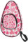 VAPOKF Housse pour raquette de tennis de table, motif cœur rose, sac pour raquette de ping-pong avec pochette pour 4 à 5 balles