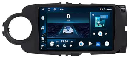 Android 15 Touch screen Radio per Toyota Yaris LHD RHD 2012-2017 9 Pollici Car Stereo Lettore con Bluetooth SWC FM RDS Car Radio AHD WIFI DVR GPS Ventola di raffreddamento(2+32G)