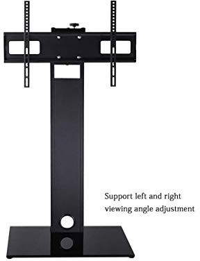 HXZJUIKL Home Mobile TV Cart Rolling TV Stand with Laptop Shelf/Tray, Locking Wheels for 30-80 inch LCD LED OLED Plasma Display Stand up to 99lbs Max