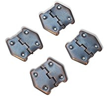 4xScharniere Beschläge Antik Scharnier Truhe Kiste Schatulle restaurierungsshop
