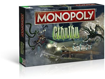 Monopoly Cthulhu Edition - Die Welt des kosmischen Horrors von Lovecraft trifft auf den Brettspielklassiker (Deutsch)