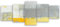 Bilderdepot24 hochwertiges Leinwandbild XXL - Grey and Yellow II - 200 x 80 cm mehrteilig (5 teilig) | Wanddeko Wandbild Wandbilder Bild auf Leinwand | 2204 D abstraktes Bild Gelb Grau