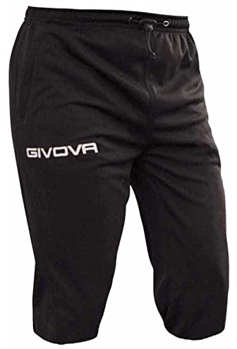 Givova Herren Capri-hose Givova Eins Pantys, Schwarz, 3XS EU