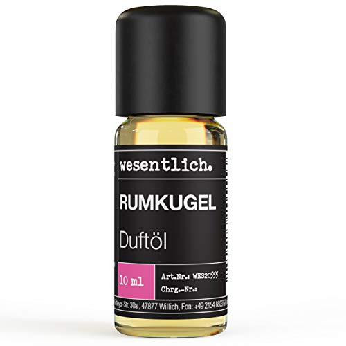 Duftöl Rumkugel - Aromaöl u.a. für Duftlampe und Diffuser - Premium Raumduft von wesentlich. (10ml)