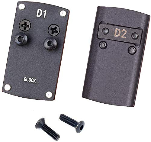 Jagd-Entdecker Optisch Beretta 92 Glock 17 19 22 1911 Zielfernrohr-Clip Adapterplatte, Glock-Halterung für Red Dot Burris Sightmark Vortex Mini für das Schießen im Freien