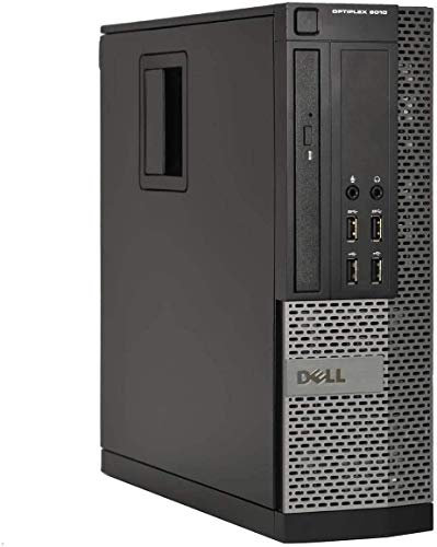 DELL 9010 - Ordenador de sobremesa(Intel Core i7-3770, 8GB de RAM, Disco 500GB HDD, Windows 10 Pro (Reacondicionado)