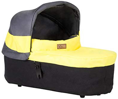 Mountain Buggy Babyschale carrycot V3.2 für Mountain Buggy Urban Jungle 3, Terrain 3, plus One 3 - solus grau/gelb
