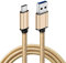 CBUS 3m Heavy-Duty Braided USB C Charger Cable Compatible with iPhone 16/15/Pro/Max/Plus, iPad Pro, iPad Air, iPad 10, iPad Mini, Galaxy Tab, Steam Deck (Beige Gold)