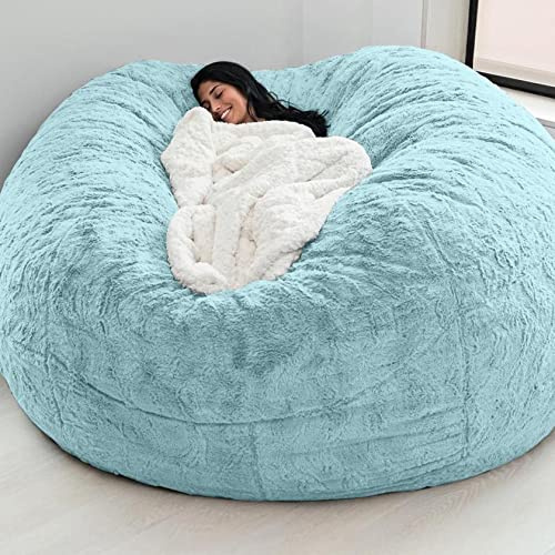 Sitzsack, Bean Bag Cover,Sitzsack Erwachsene Flauschig Bean Bag Chair Riesen Sitzsack Bezug Ohne Füllung XXL Giant Bean Bag Sofa Indoor Adult (No Filling) Plüsch Gaming Sitzsack Bezug Groß Lazy Bag