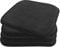 TRISENS Komfortable & praktische Gel-Kissen 40x40 - Stuhlkissen mit modernem Memory-Schaumstoff - gepolsterte Sitzkissen Out- und Indoor Gartenkissen Stuhlauflage rutschfest, Farbe:Schwarz, Set:4er