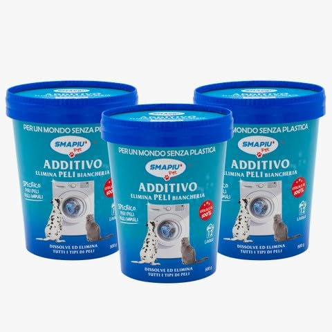 Additivo elimina peli per biancheria - 1,5kg (3x500gr)