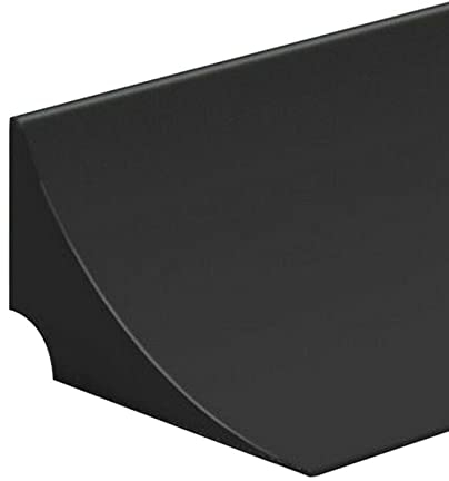 5M Striscia di Ritenzione, Barriera d'acqua per doccia, Silicone Doccia per Barriera Stop Acqua Soglia, Arresto doccia autoadesivo, Protezione doccia pieghevole Bagno (Nero/2 m)