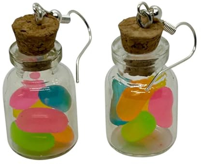 Jelly Beans Candy Jar Earrings - Mixed Up Dolly