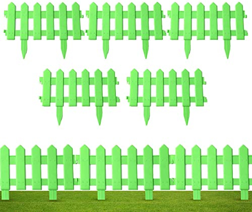 5 Stücke Kunststoff Ziegel Effekt Gartenumrandung Rasenkanten Zaun Gartengrenze Rand Rasengarten Grenzzaun Kunststoff Ziegel Effekt Für MähenRasenflächen Oder Pflanzlichen Patches