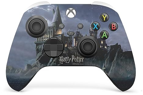 Head Case Designs Offizielle Harry Potter Schloss Grafiken Vinyl Haut Gaming Aufkleber Abziehbild Abdeckung kompatibel mit Xbox Series X/S Controller