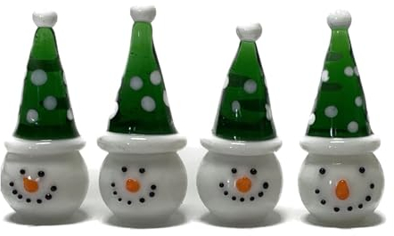 LED Schwibbogen ohne Figuren zum Selbst-Dekorieren mit 6 Stunden Timer. Batteriebetrieben, Weihnachtsbeleuchtung, Weihnachtsdekoration, Lichterbogen (4 Schneemänner)