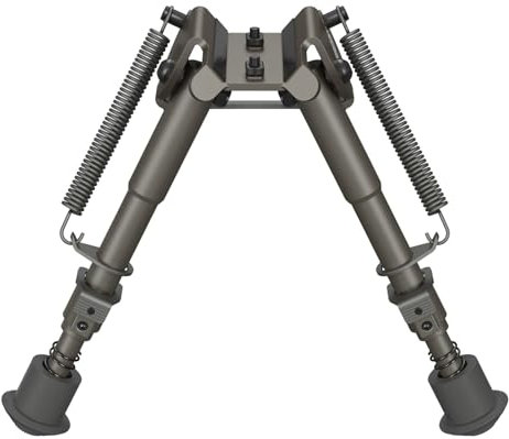 Feyachi B13 Mlok Zweibein, 15,2-22,9 cm, leichtes Rilfe Zweibein, direkt an Mlok System befestigen, für Jagd und Schießen(Nickel)