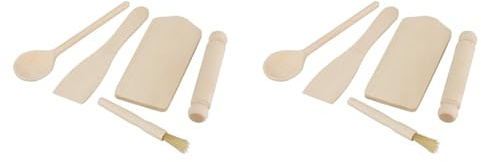 Tala 10A11056 FSC Certified Childrens Wooden Baking Set,Beige,5 x 10 x 29 cm (Pack of 2)