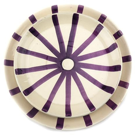 ARTIGIANATO VULCANO Piatto marocchino in ceramica set da 2