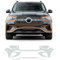 FDAIUN für 2024 Mercedes-Benz GLE 450 450e SUV Luxury TPU PPF Folie vorgestanzt Schutzfolie Aus Blasenfrei mit Installationszubehör Frontstoßstangen+Scheinwerfer 7Stück
