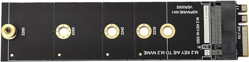 Sans fil pour M.2 A/E pour fente de clé vers pour M pour clé WiFi Adaptateur compatible Bluetooth pour NVMe PCI pour Express M.2 Nvme Ssd Carte adaptateur M2 Key A-E vers M2 NVME Carte convertisseur