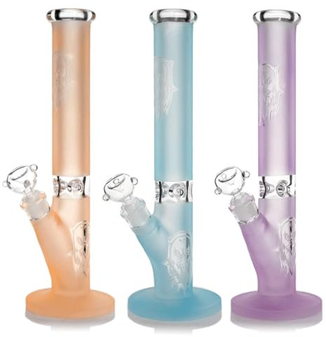 GDH Eagle Bong en verre sablé 7 mm Orange