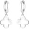 SOFIA MILANI - Damen Ohrringe 925 Silber - Kleeblatt Ohrhänger - E2782
