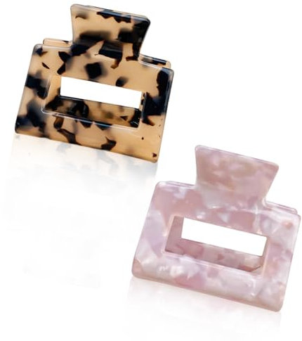 SIVZUMO 2 Stück Haarklammern, Essigsäure-Haarklammern, französisches Design, starker Halt, Haarschmuck für Damen und Mädchen