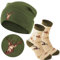 Jadive Geschenke für Jäger Hirsch Strickmütze Jäger Socken Wintermütze Beanie Jagdbekleidung Jagd Zubehör für Männer Frauen
