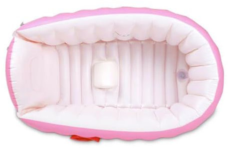 Toyvian Gonflable pour Garçon Fille Piscine Portable Et Bassin De Douche Pliable pour Garçon Fille Et Rose