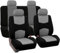 PGYREUGQ Auto Sitzbezüge Set für Jeep Renegade 2014+, Atmungsaktiv Autositzbezüge Komplettset Auto Schonbezüge,C/Grey