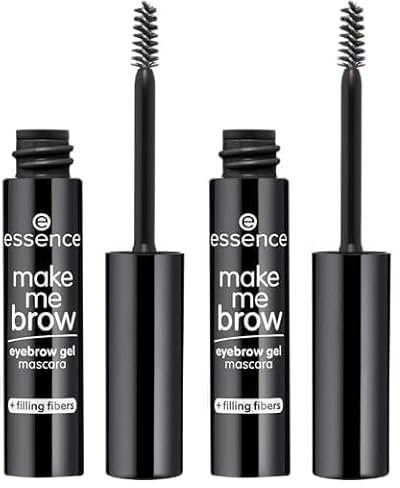 Essence Cosmetics Make Me Brow Mascara in Gel per Sopracciglia, Definizione, Gel, 3.8 ml (Confezione da 2)