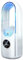 Oamger Rotorloser Ventilator, Turmventilator mit Luftreiniger, 6 Geschwindigkeiten, 8H Zeitschaltuhr, Kindersicher, LED-Anzeige, Ventilator Schlafzimmer Leise mit Fernbedienung (Off-White)