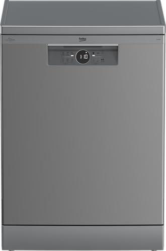 Beko BDFN15440S Lavastoviglie 60 cm | Libera Installazione, 14 Coperti, Acciaio Inox, Motore Inverter ProSmart™, Classe C, 44 dBA, SelfDry, GlassShield