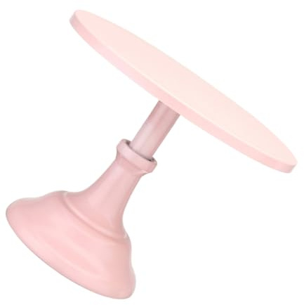 Mobestech Vassoio per Dessert Robusto Rosa Alzatina per Feste Matrimoni e Compleanni Piatto Scenografico per Torte e Dolci