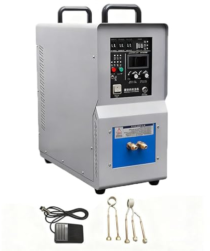 MáQuina De Calentamiento Por InduccióN PequeñA, Calentador De Metal De InduccióN De Alta Frecuencia De 15 Kw, Horno De Forja De InduccióN, Herramienta De Calentamiento Por InduccióN Para Soldadura